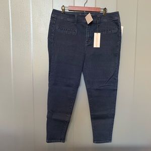 Melissa McCarthy Seven7 Slash Pkt Pencil Jeans 16